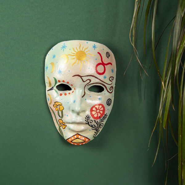 Duvar Dekoru Maske – Boğa Burcu