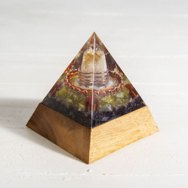 Orgonit Piramit – Sitrin – Aydınlatmalı