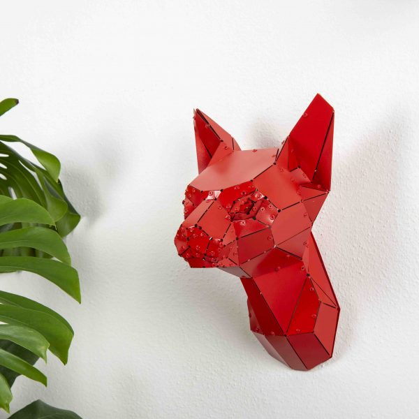 3D Metal Duvar Dekoru – SPHİNX CAT